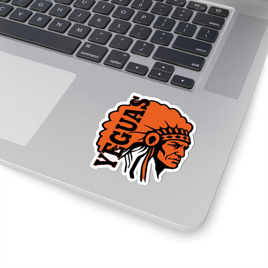 Somerville Yeguas Mascot, Black Kiss-Cut Decal
