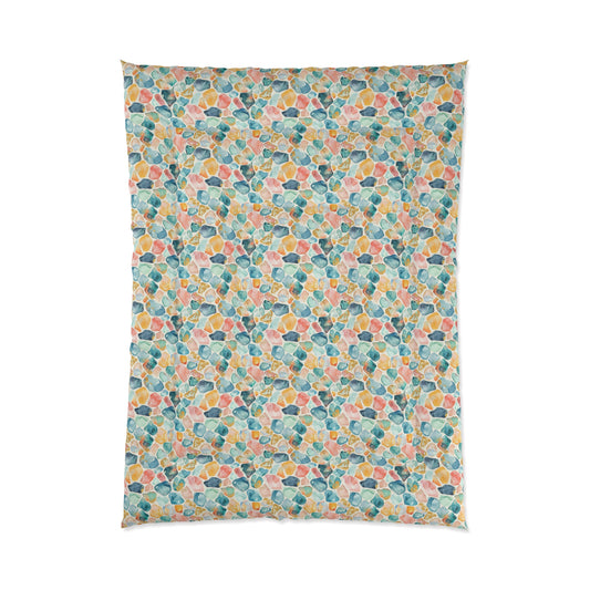 Ocean Pebble Drift Comforter