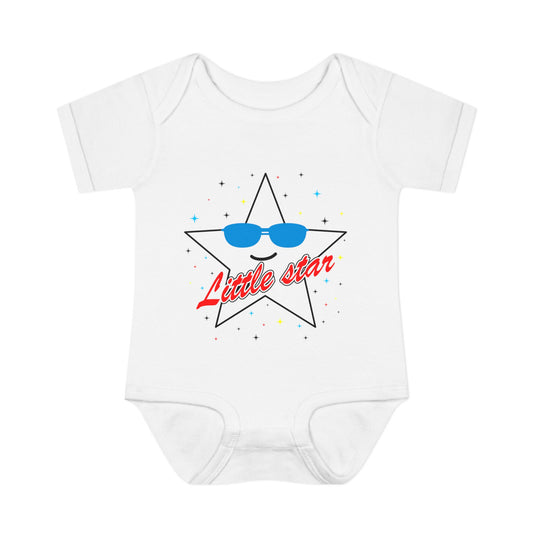 Little Star Infant Baby Rib Bodysuit