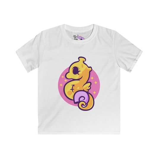 Cute Seahorse Kids Softstyle Tee