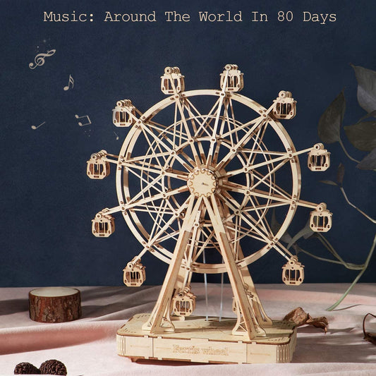Ferris Wheel DIY 3D Puzzle Model Kit Music Box