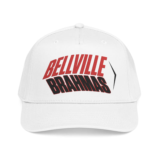 Bellville Brahmas (Angled) Mid Profile Baseball Cap