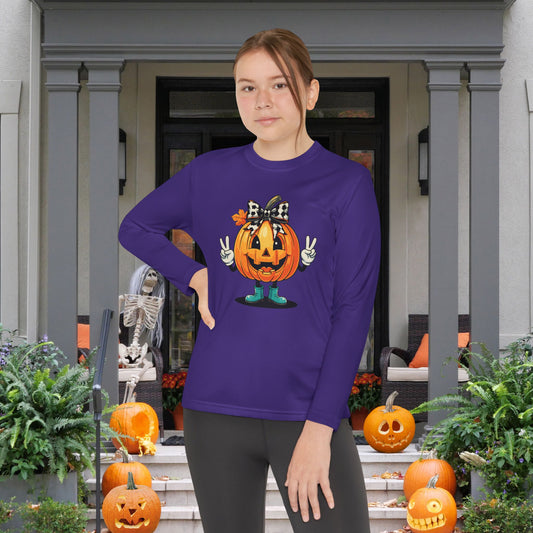 Pumpkin Peace Youth Long Sleeve Tee