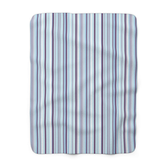 Lavender Breeze Sherpa Fleece Blanket