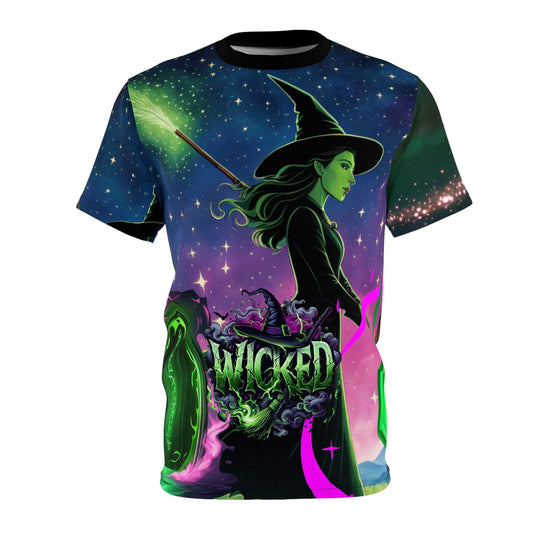 Wicked-Themed Unisex Cut & Sew Tee (AOP)