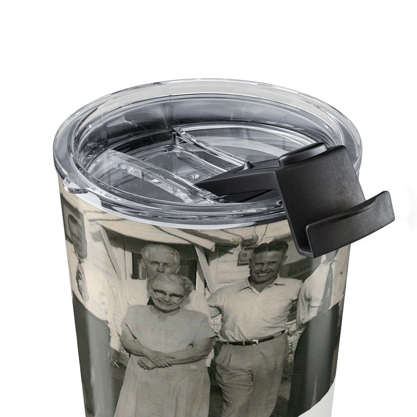 Personalized Love & Heart 20oz Stainless Steel Tumbler – Custom 2 Landscape Photo Cup