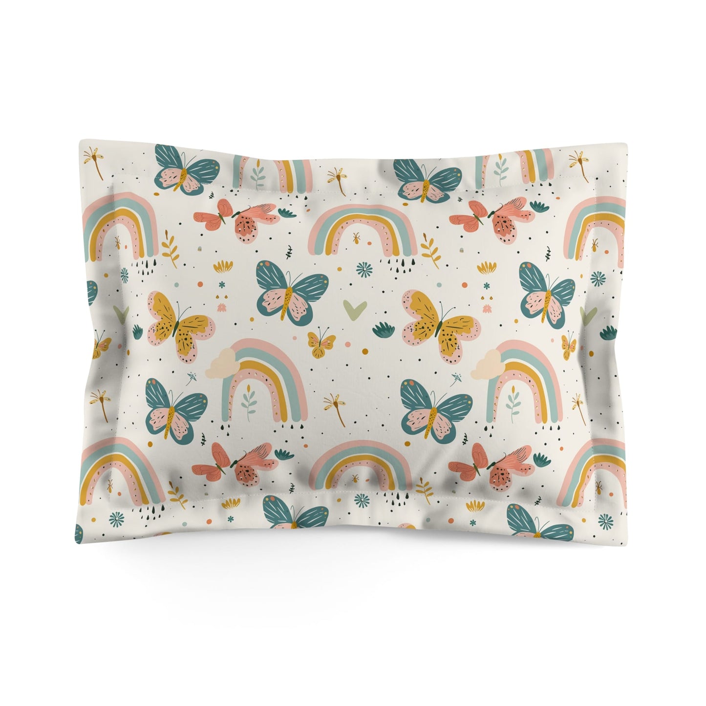Whispering Wings & Rainbows Pillow Sham