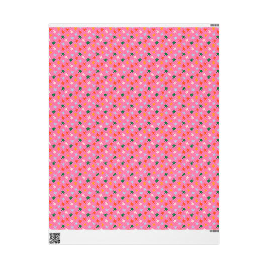 Pink Sparkle Wrapping Paper