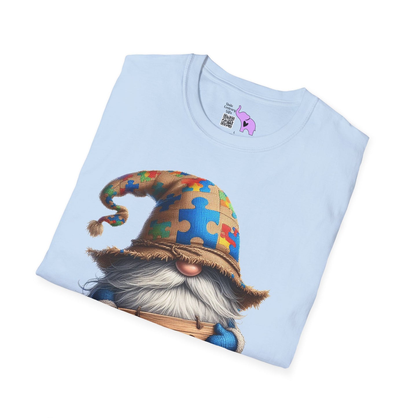 Be Kind Autism Awarness Gnome Adult T-shirt