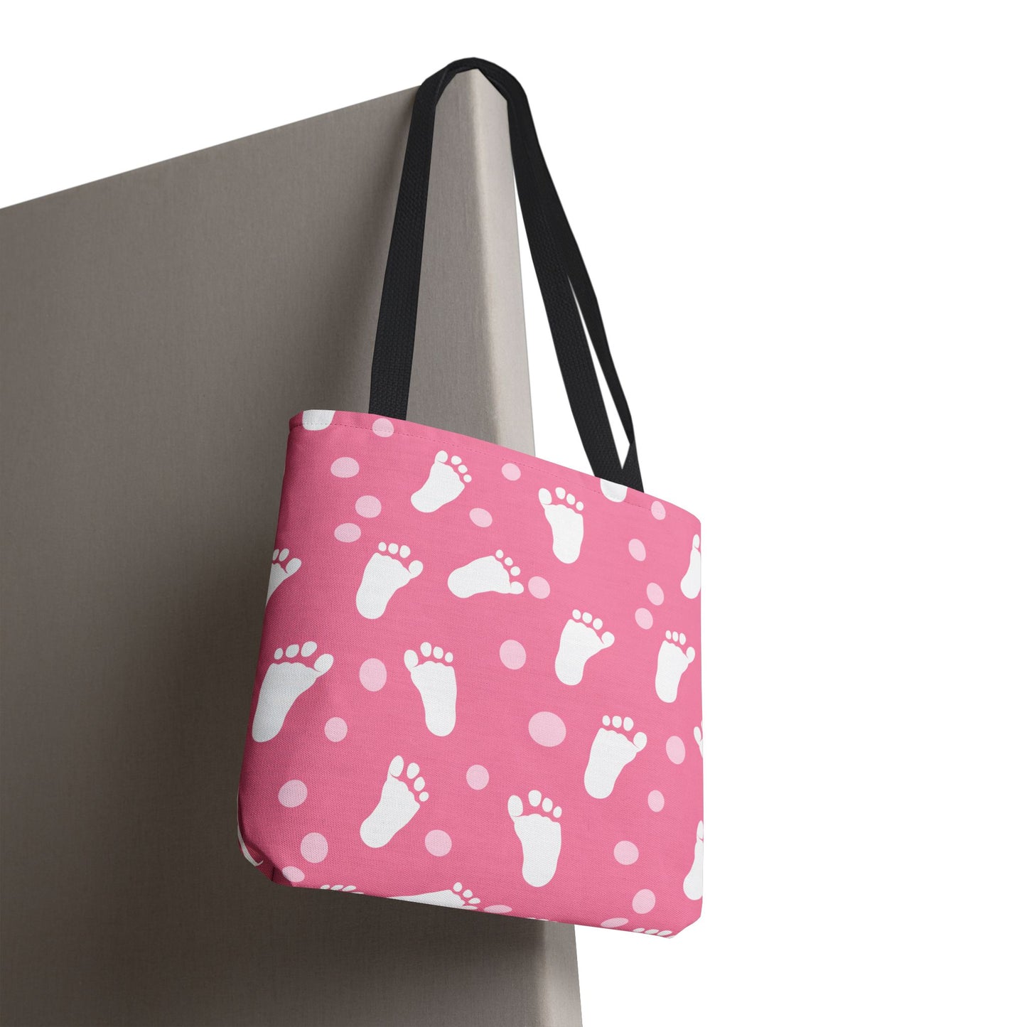 Baby Steps in Pink Canvas Tote Bag