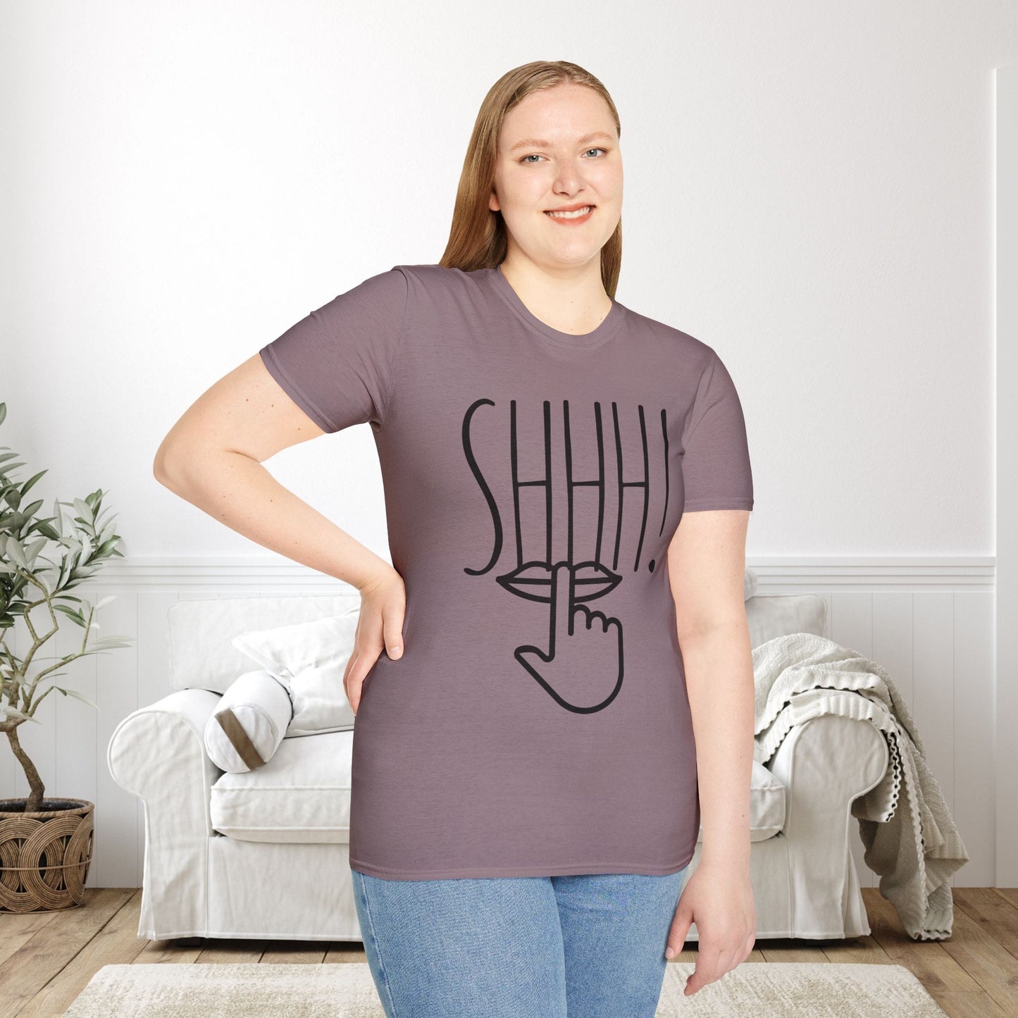 Shhh! Adult T-shirt
