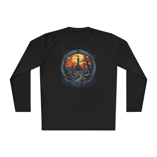 Creepy Cemetery 1 Adult Long Sleeve Tee