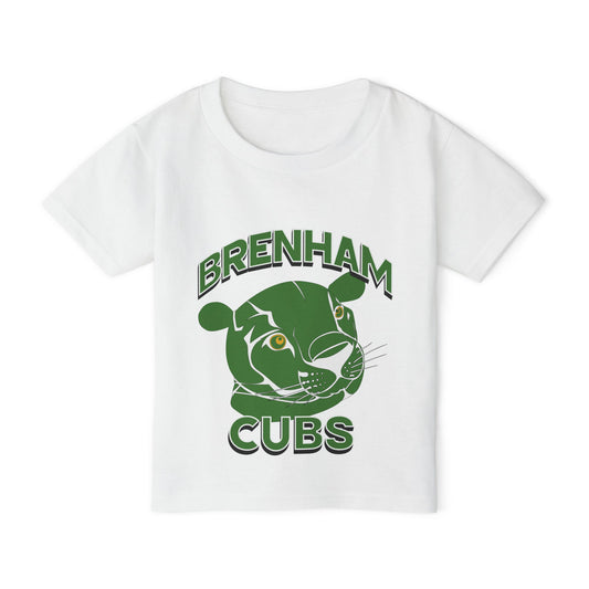 Brenham Cubs w/Mascot Heavy Cotton™ Toddler T-shirt