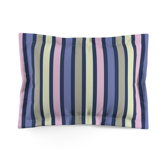 Earthy Stripes Microfiber Pillow Sham