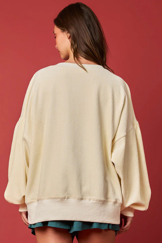 Christmas Ornaments Sequined Sweatshirt