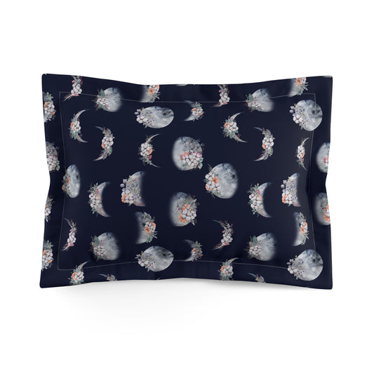 Lunar Garden Microfiber Pillow Sham