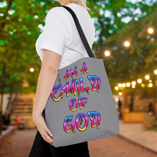 I Am A Child of God Canvas Tote Bag