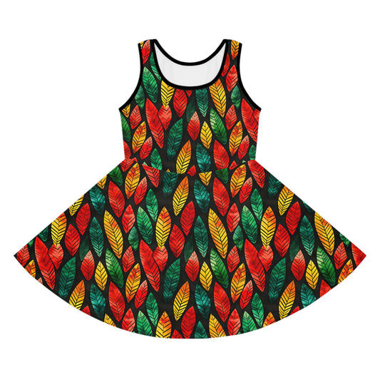 Festival Fire Girls' Sleeveless Sundress