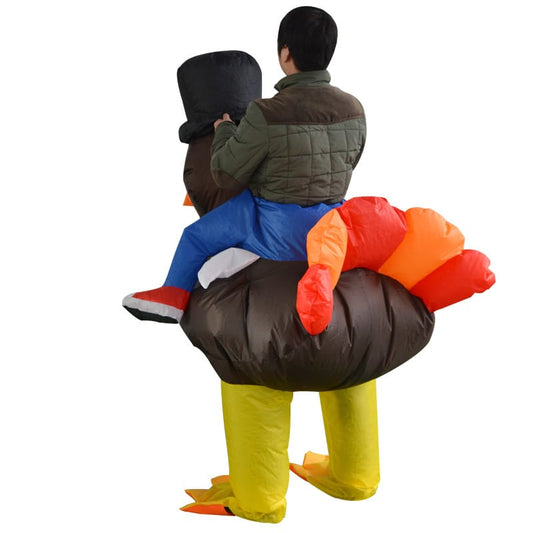 Adult Inflatable Turkey Rider Costume