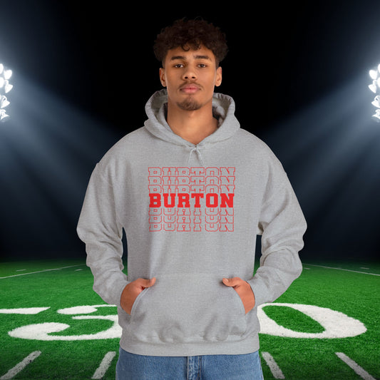 Burton (Stacked) Adult Heavy Blend™ Hooded Sweatshirt