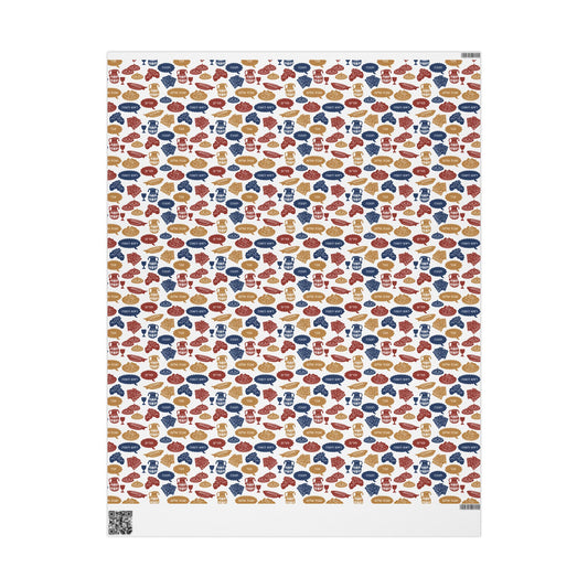 Sacred Traditions Hanukkah Wrapping Paper