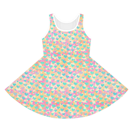 Sweetheart Camo Girls' Sleeveless Sundress
