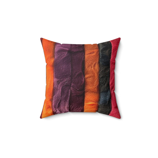 Vertical Vibes Throw Pillow