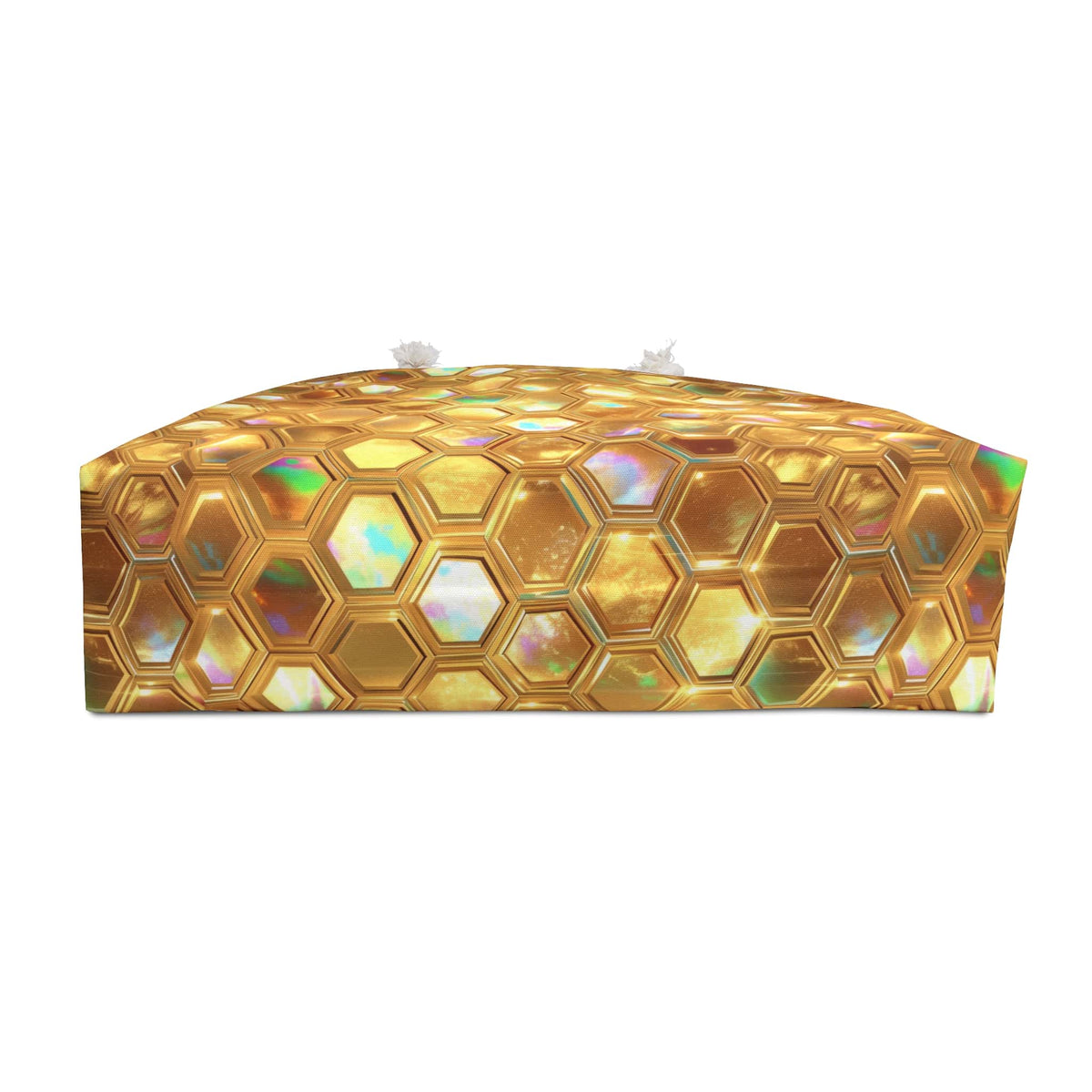 Golden Prism Grid Weekender Bag