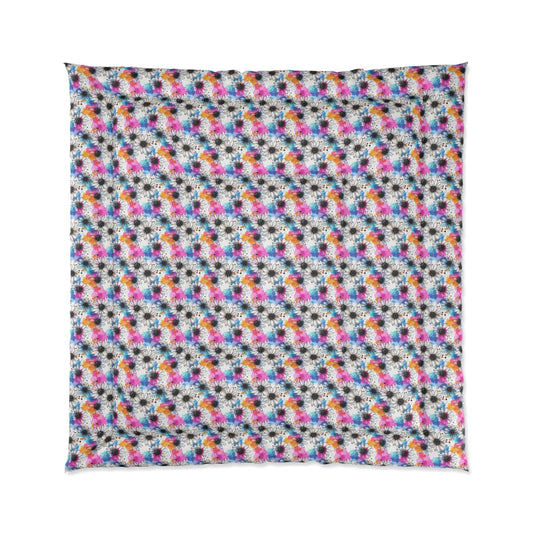 Watercolor Daisy Dream Comforter