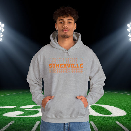Somerville (Stacked) Adult Heavy Blend™ Hooded Sweatshirt