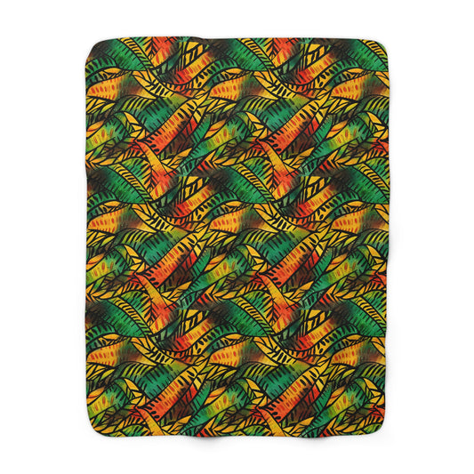 Kuumba Spark Sherpa Fleece Blanket