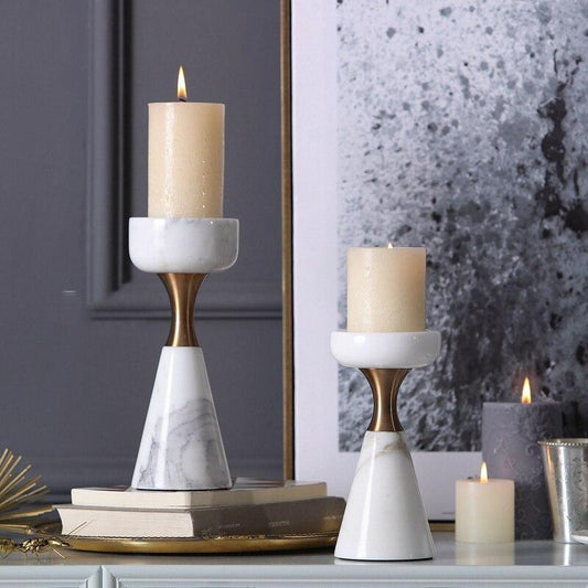Marble Candle Holders