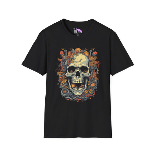 Creepy Bones 4 Adult T-shirt
