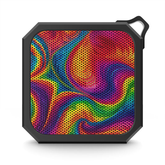 Vibrant Color Swirl Blackwater Outdoor Bluetooth Speaker