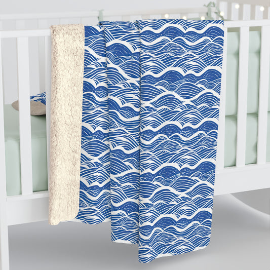 Ethereal Tides Fleece Blanket