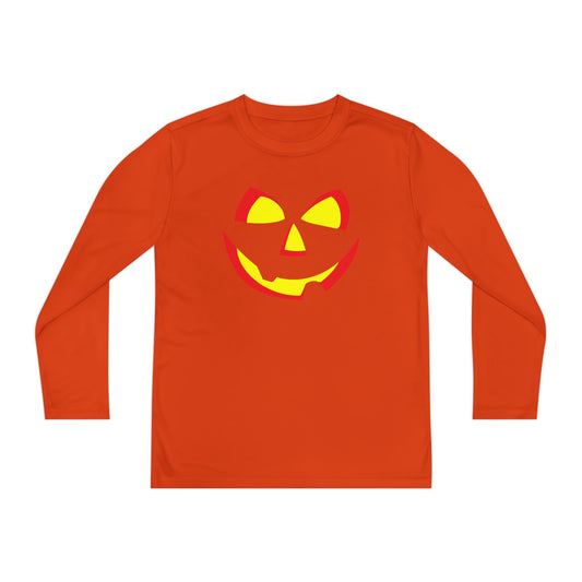 Pumpkin Smile Youth Long Sleeve Tee