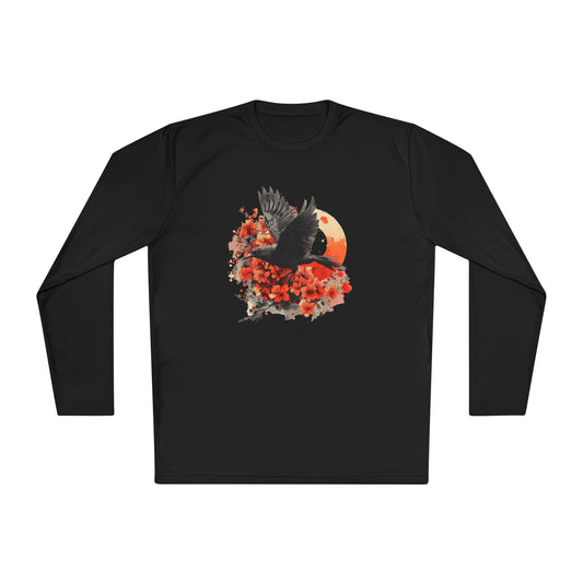 Halloween Crows Adult Long Sleeve Tee