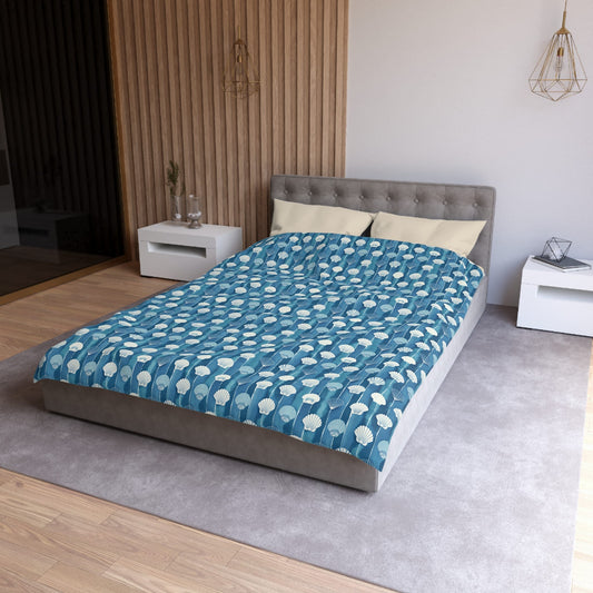 Oceanline Shells Microfiber Duvet Cover