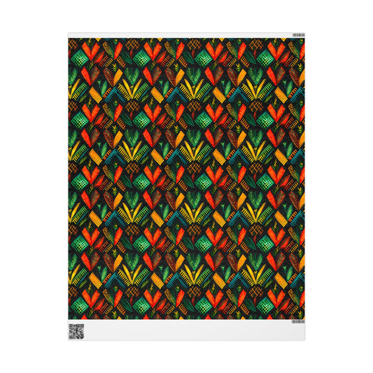 Kujichagulia Waves Kwanzaa Wrapping Paper