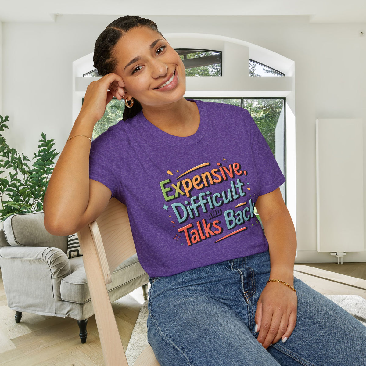 Expensive, Difficult, & Talks Back Adult T-shirt