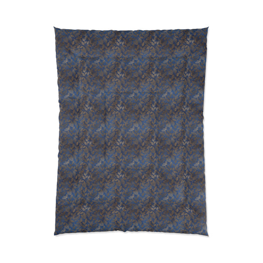 Navy & Gold Botanica Comforter