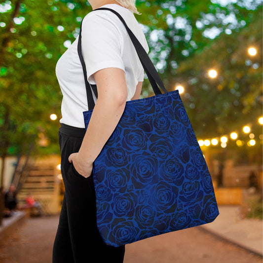 Nocturne Roses Canvas Tote Bag