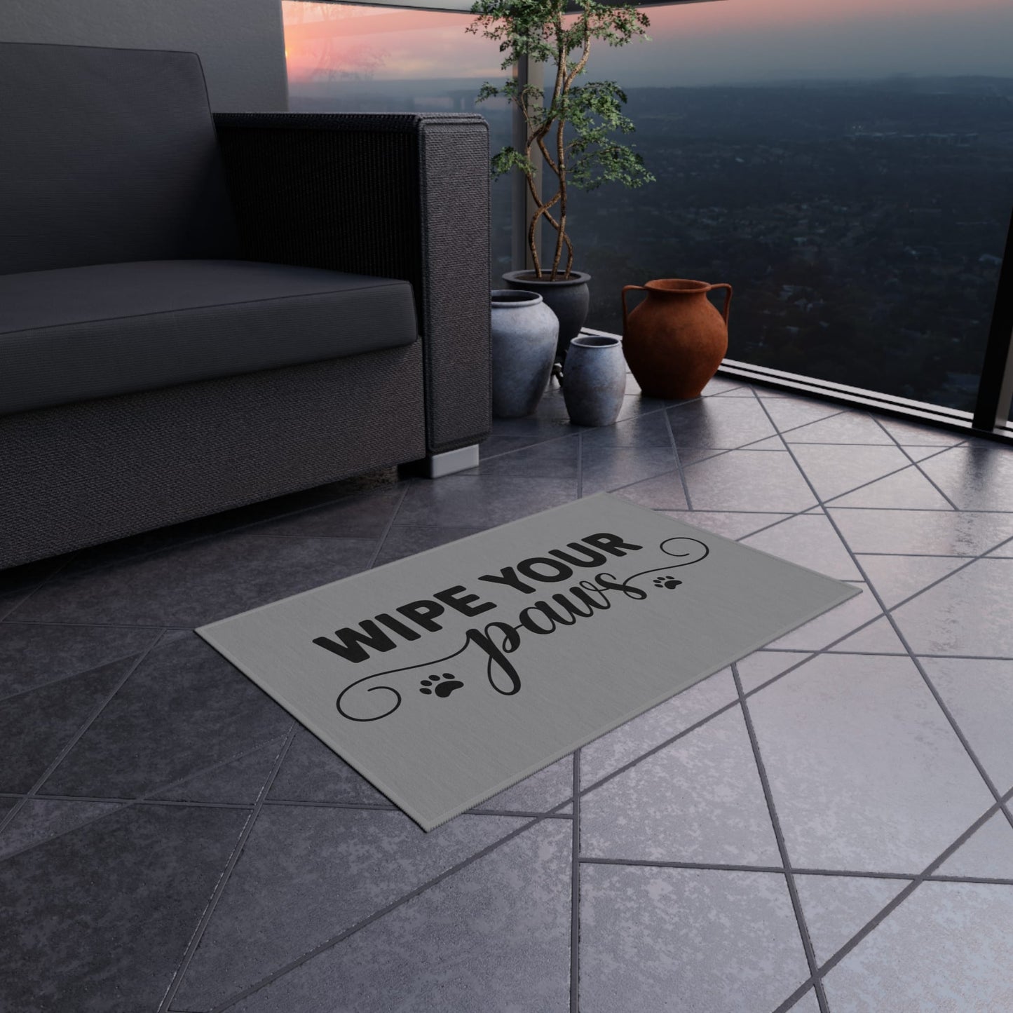 Wipe Your Paws Outdoor Rug