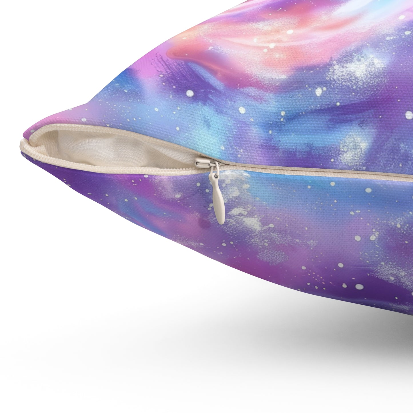 Pastel Cloud Color Swirl Throw Pillow