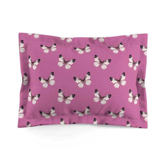 Blush Flutter Microfiber Pillow Sham