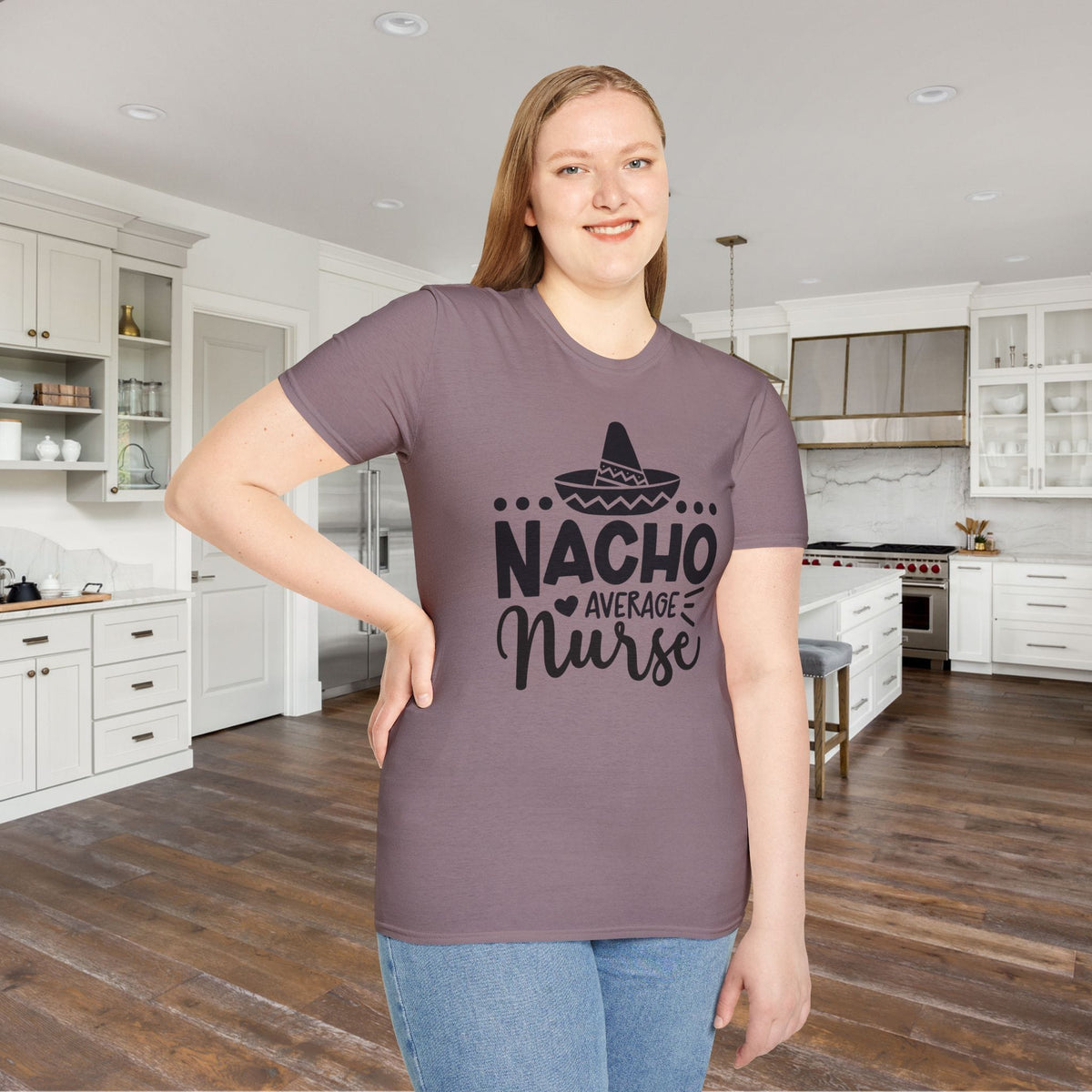 Nacho Average Nurse Adult T-shirt