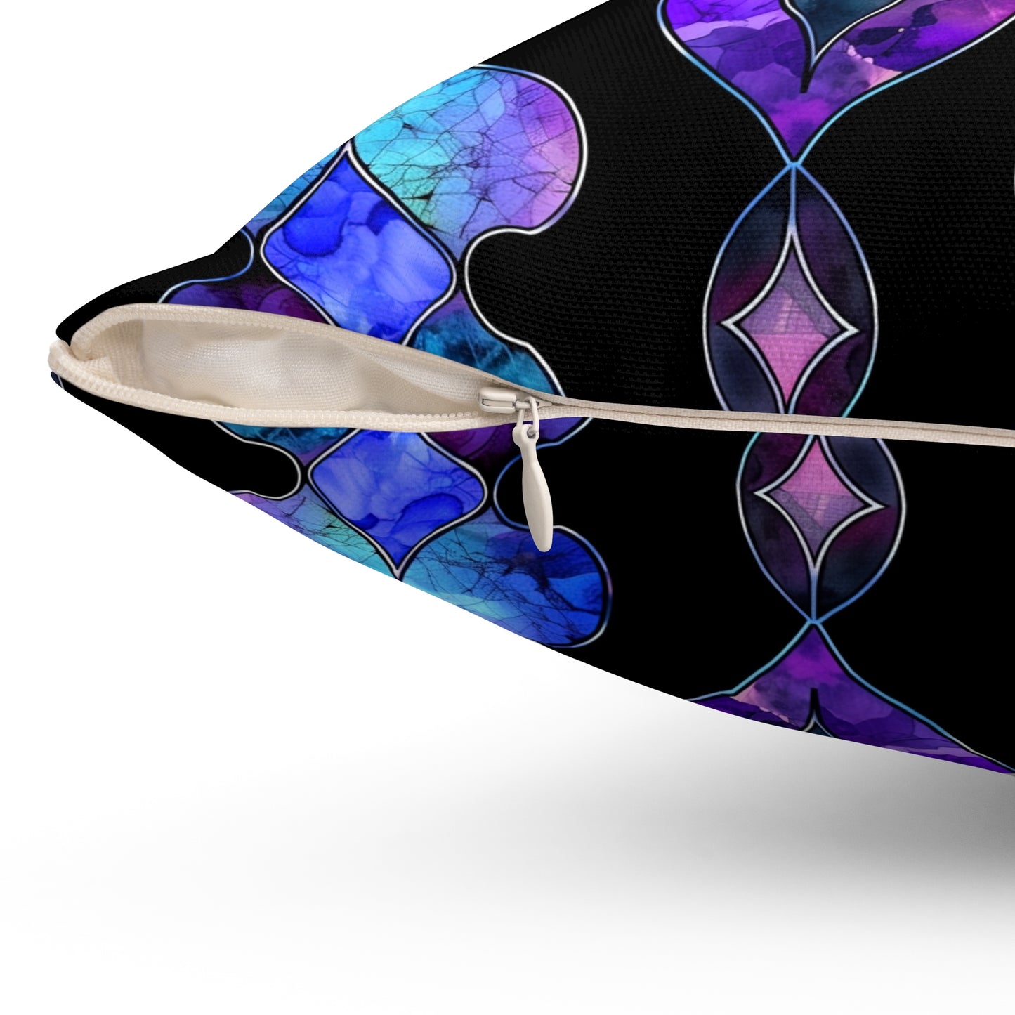 Stained Beauty Throw Pillow