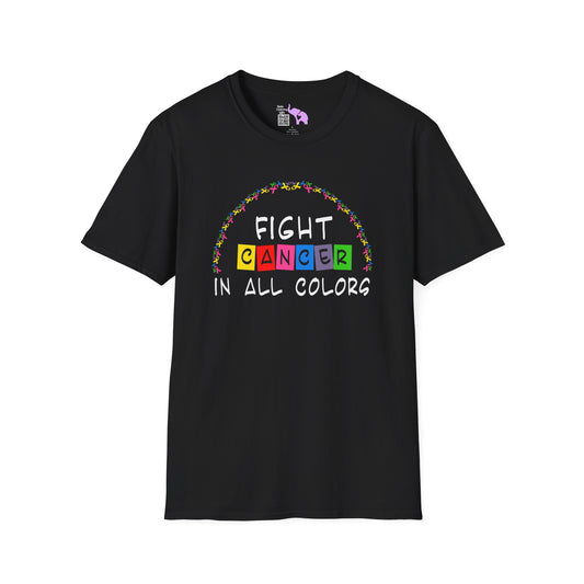 Fight Cancer in All Colors 11 Adult T-shirt