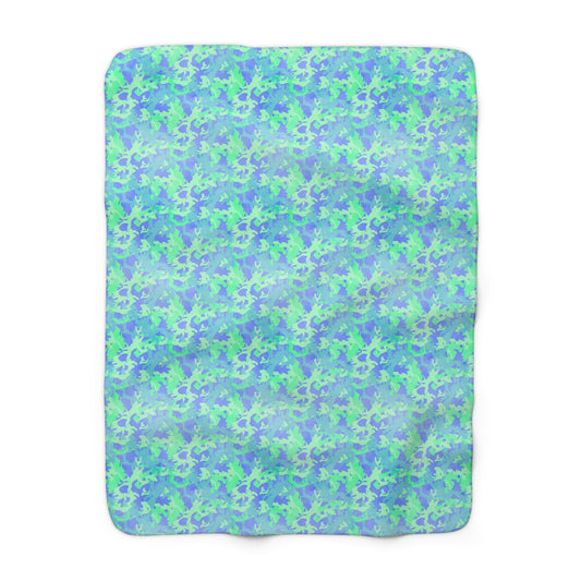 Glacier Grove Camo Fleece Blanket