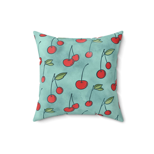 Cherry Jubilee Throw Pillow